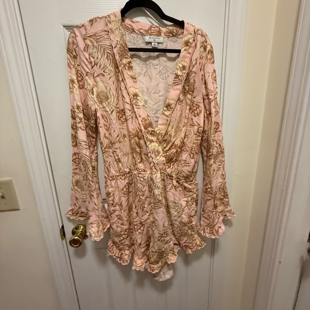 Floral Pink Romper by Agua Bendita x Target